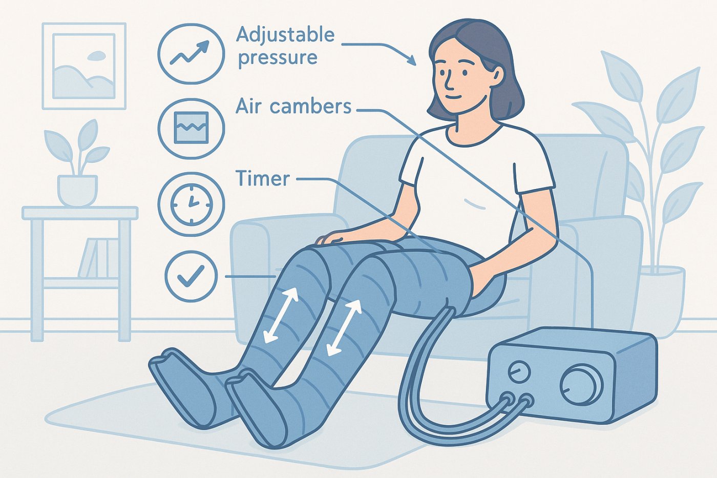 Presoterapia en casa: cómo elegir un equipo seguro, qué funciones importan y qué errores evitar